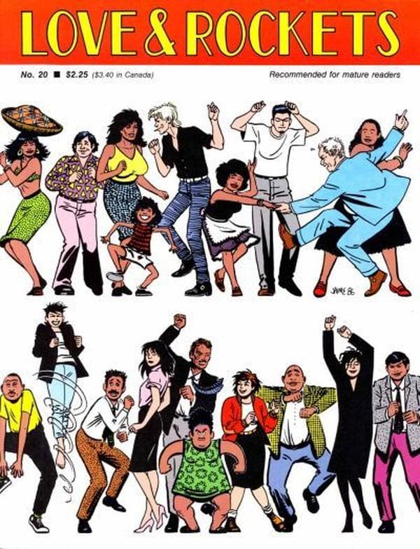 Love and Rockets #20 cover