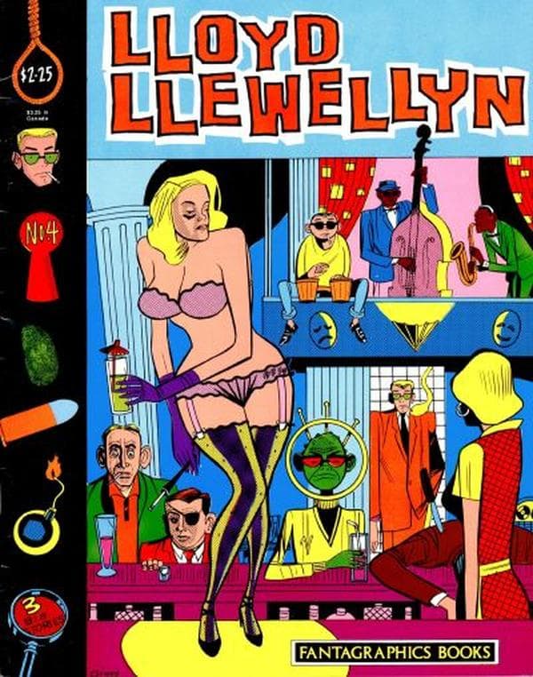 Lloyd Llewellyn #4 cover