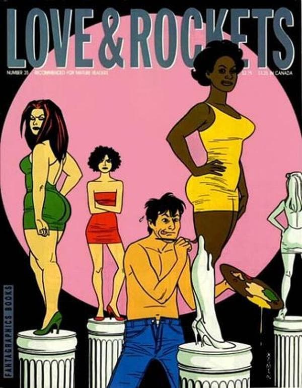 Love and Rockets #35 cover