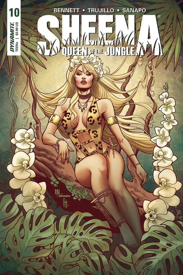 Sheena Queen of the Jungle #10 cover
