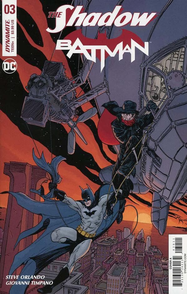 The Shadow/Batman #3 cover