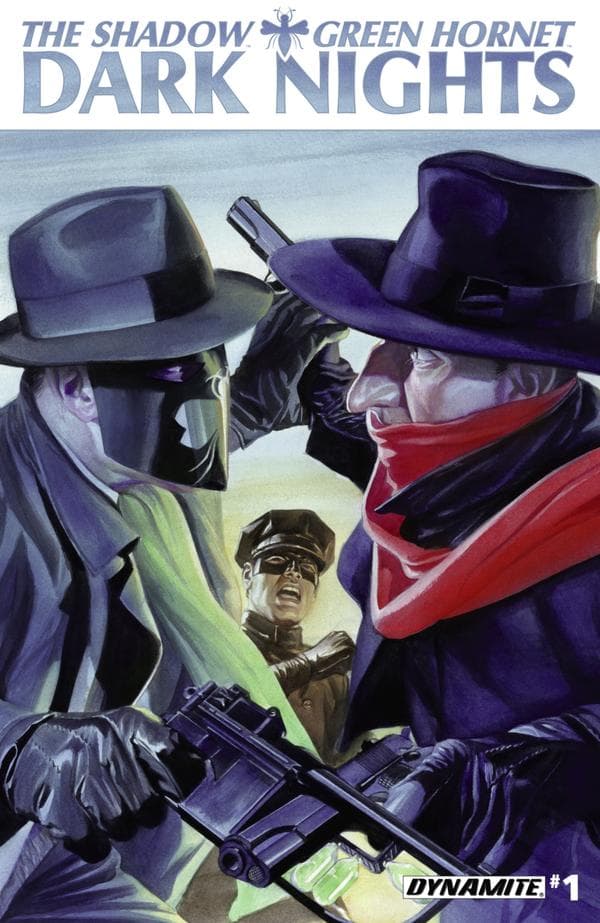 The Shadow/Green Hornet: Dark Nights #1 cover