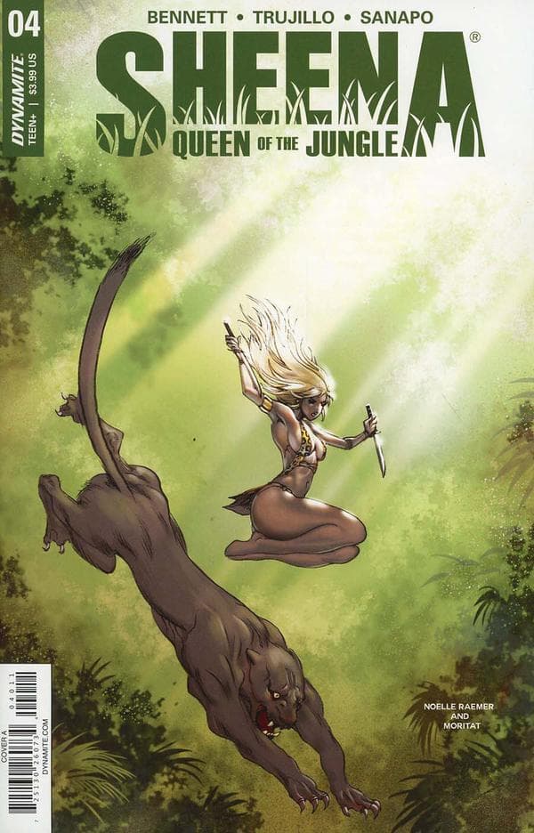 Sheena Queen of the Jungle #4 cover