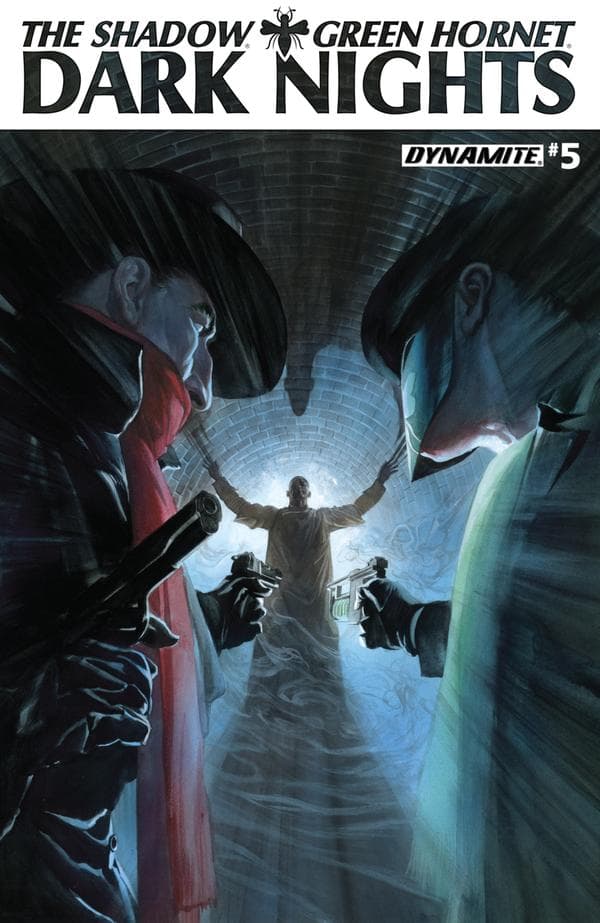 The Shadow/Green Hornet: Dark Nights #5 cover