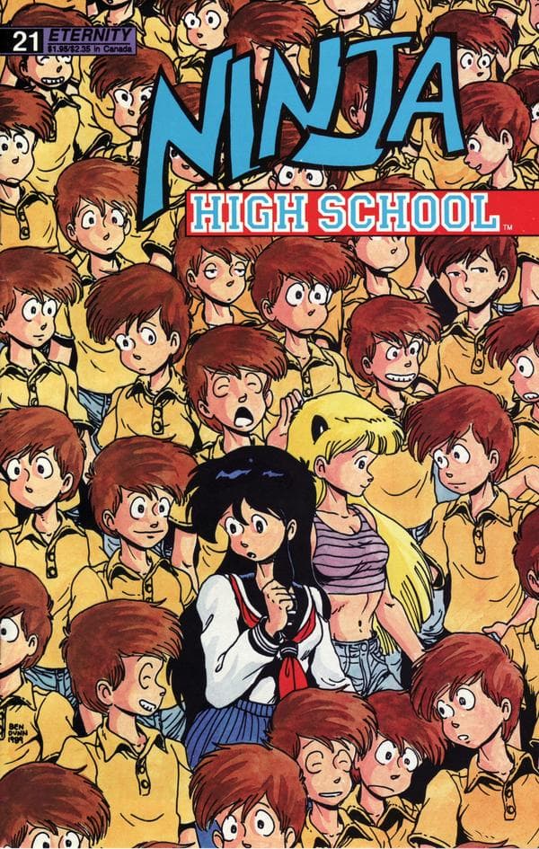 Ninja High School #21 cover