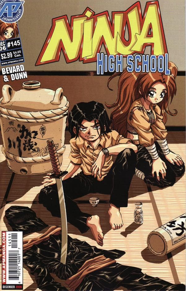 Ninja High School #145 cover