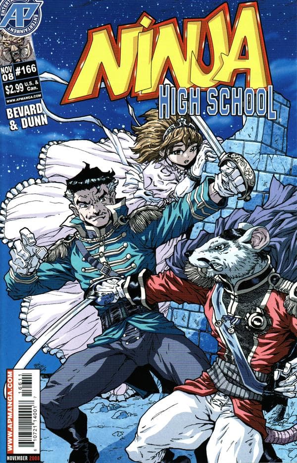 Ninja High School #166 cover