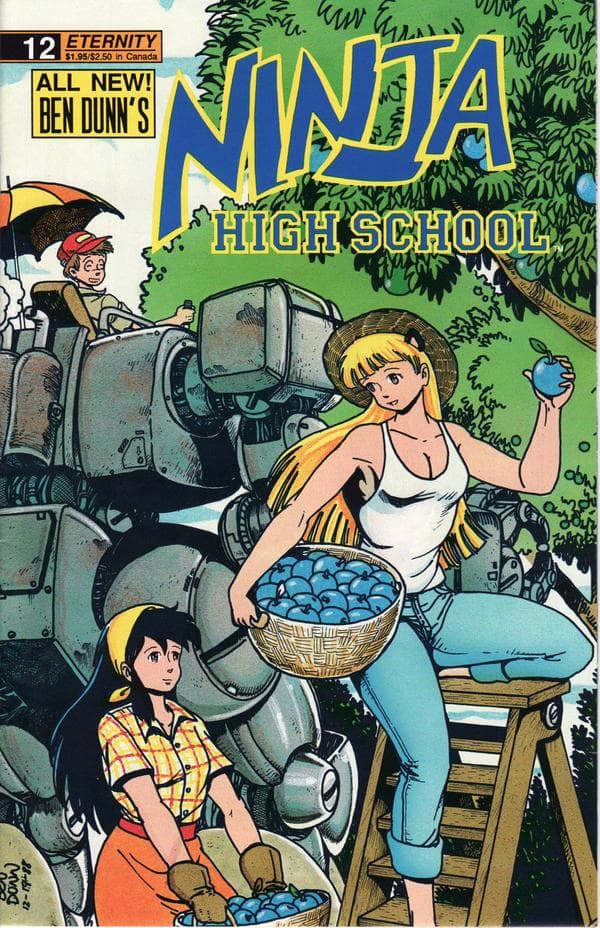 Ninja High School #12 cover