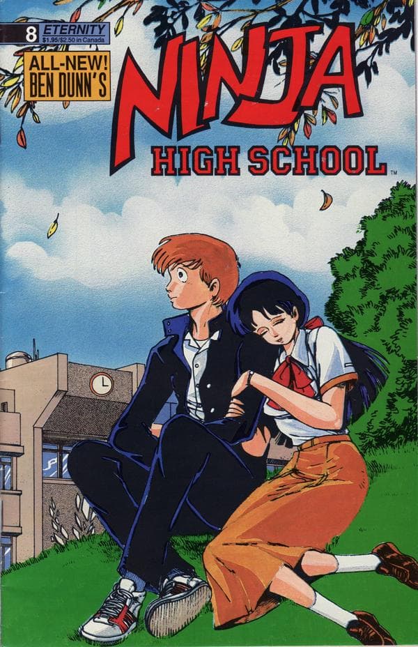 Ninja High School #8 cover