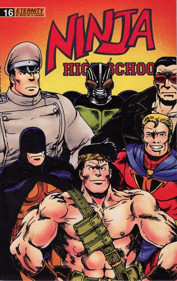 Ninja High School #16 cover