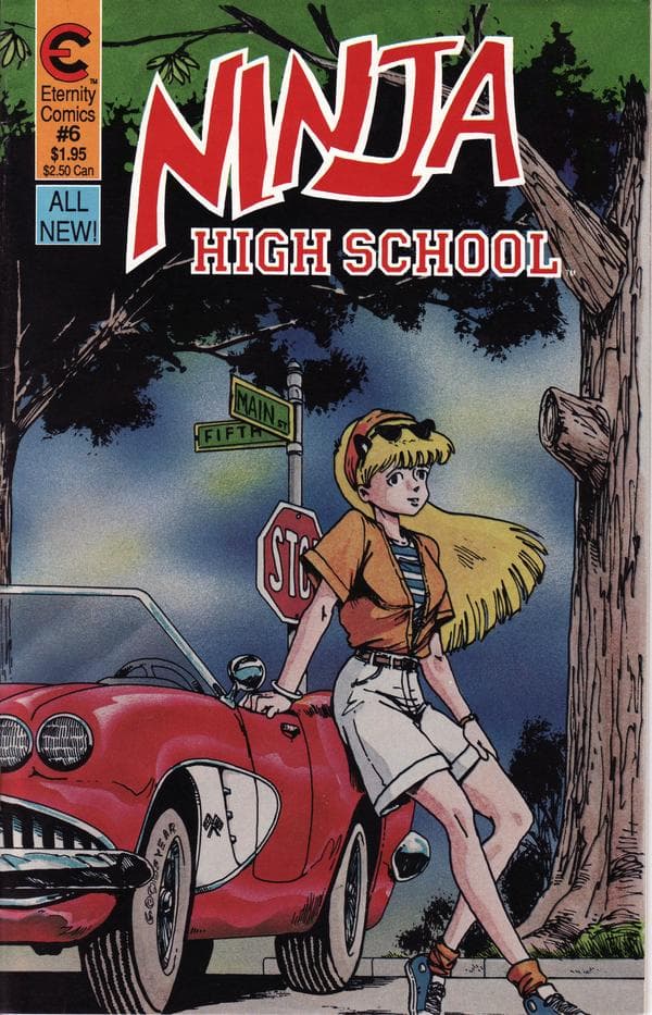 Ninja High School #6 cover