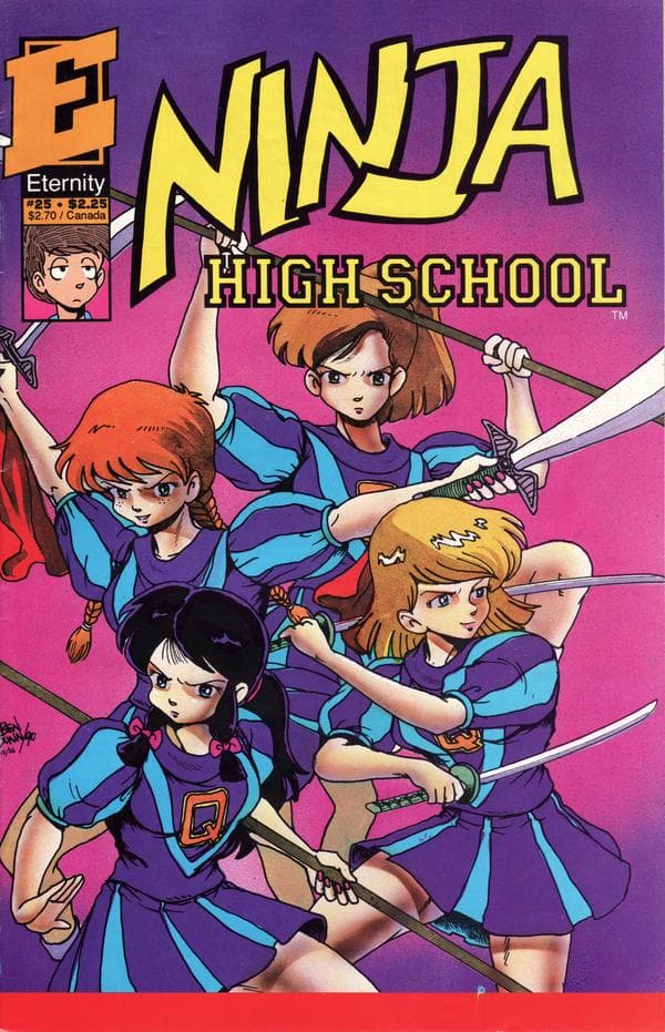 Ninja High School #25 cover
