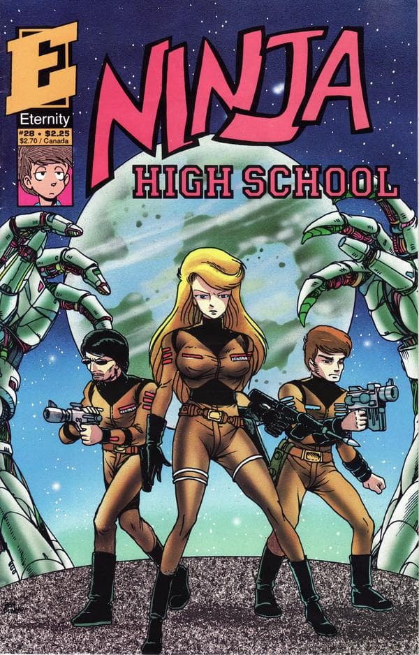Ninja High School #28 cover