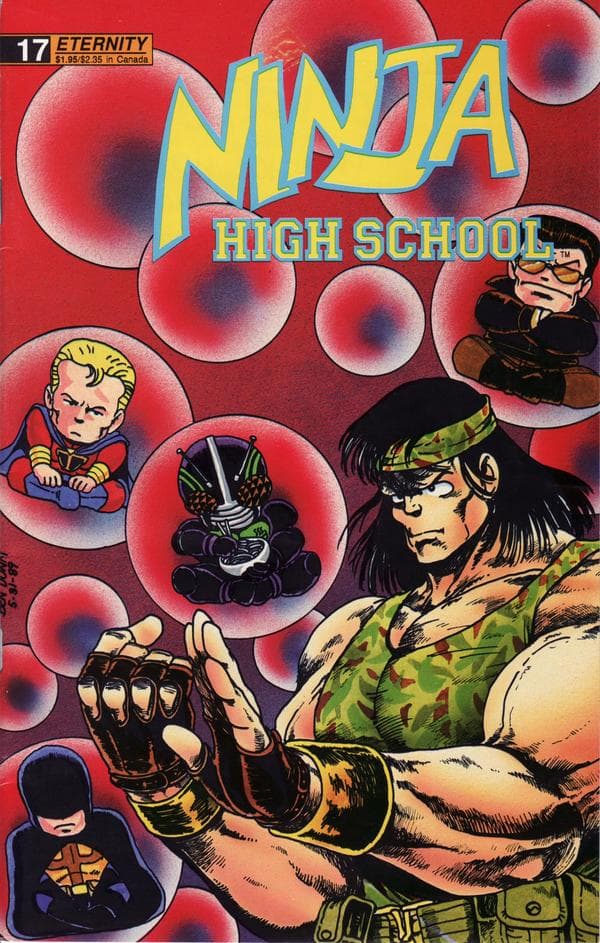 Ninja High School #17 cover
