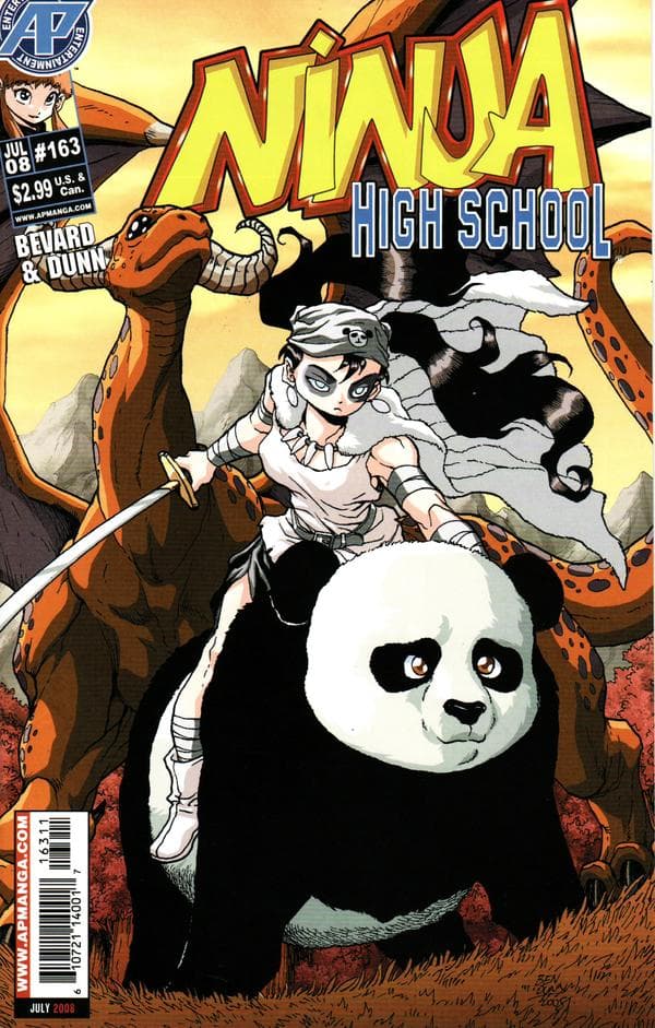 Ninja High School #163 cover