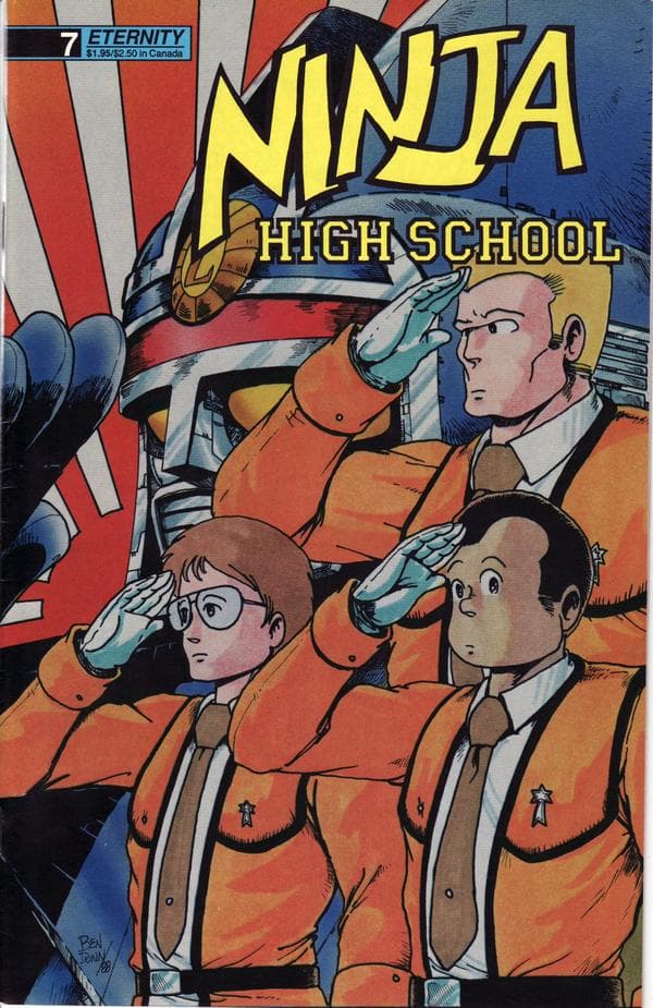 Ninja High School #7 cover