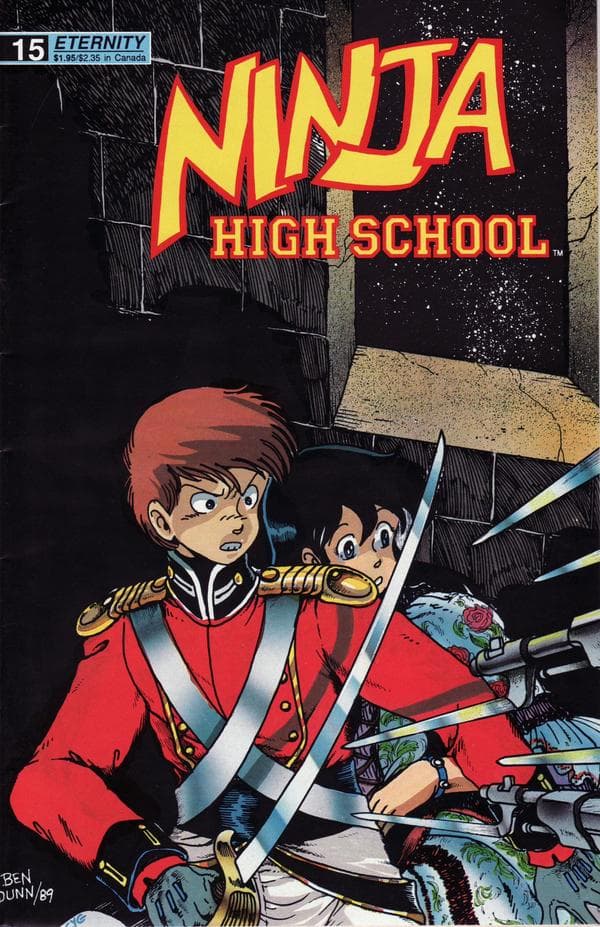 Ninja High School #15 cover