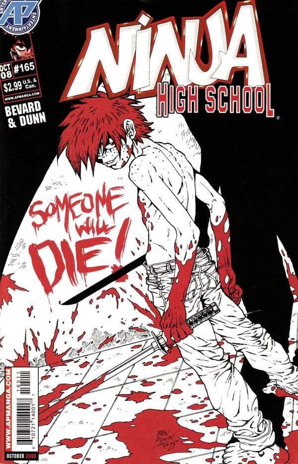 Ninja High School #165 cover