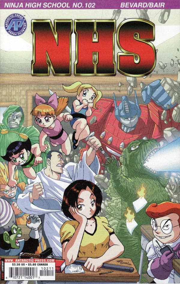Ninja High School #102 cover