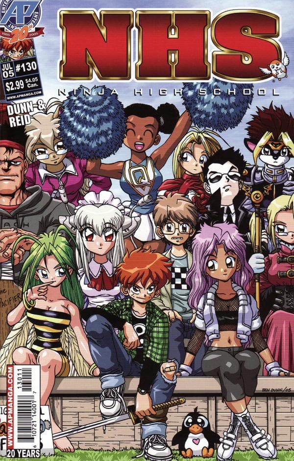 Ninja High School #130 cover