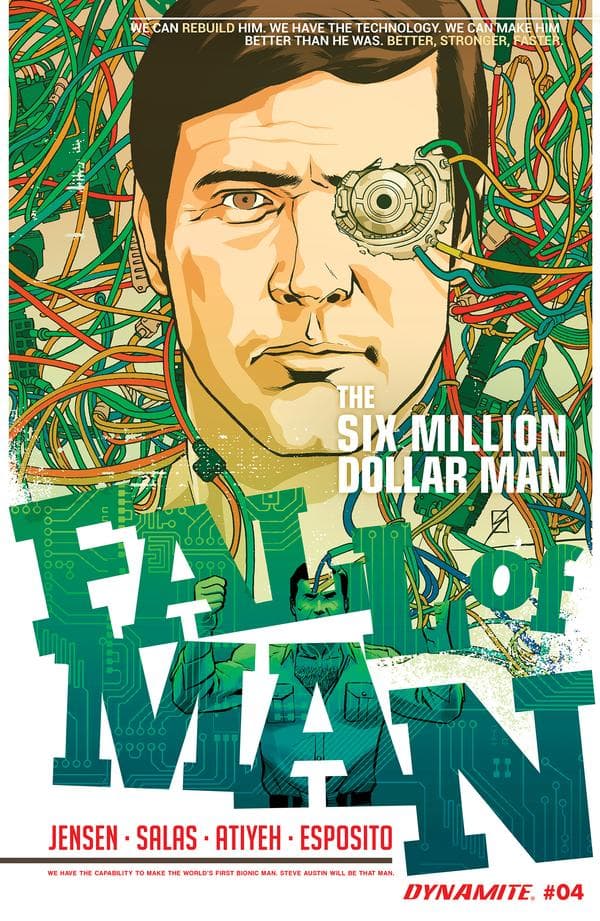 Six Million Dollar Man: Fall of Man #4 cover