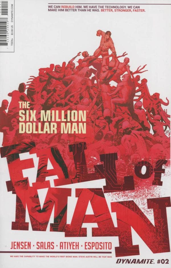Six Million Dollar Man: Fall of Man #2 cover