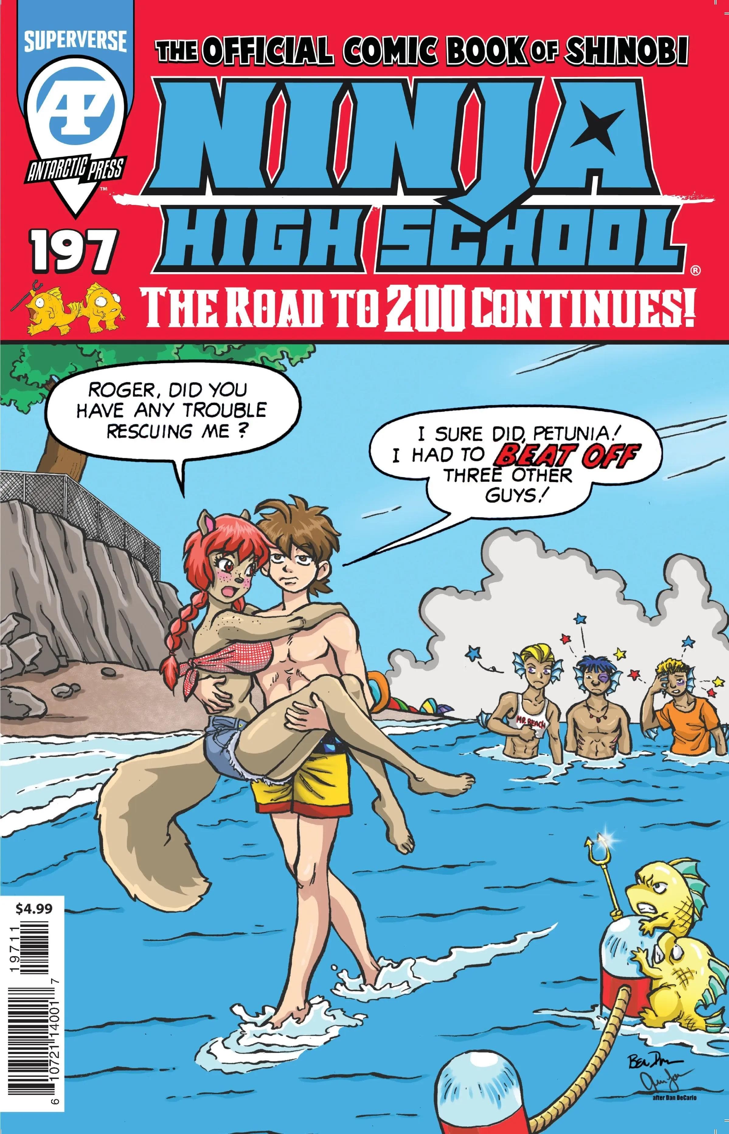 Ninja High School #197 cover