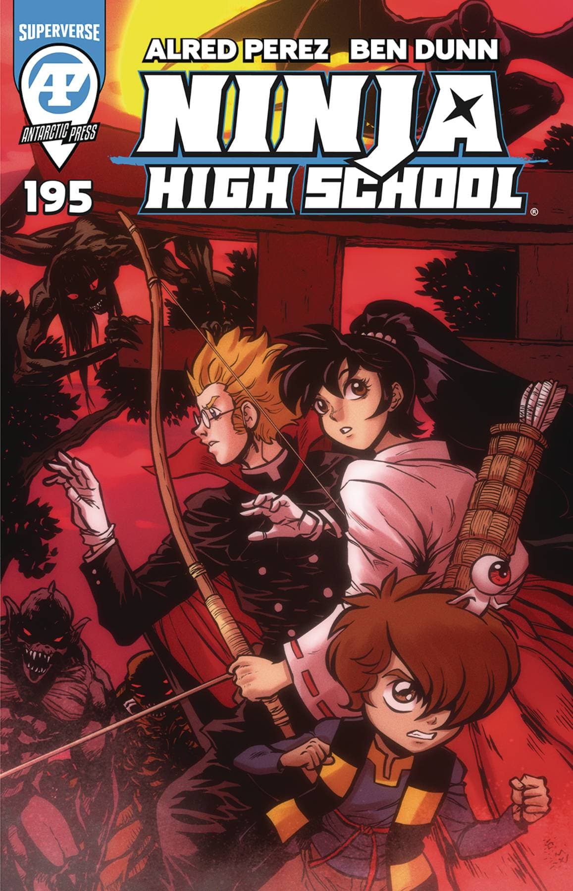 Ninja High School #195 cover