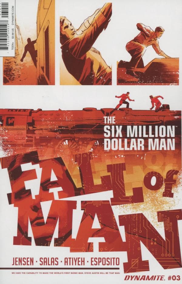 Six Million Dollar Man: Fall of Man #3 cover