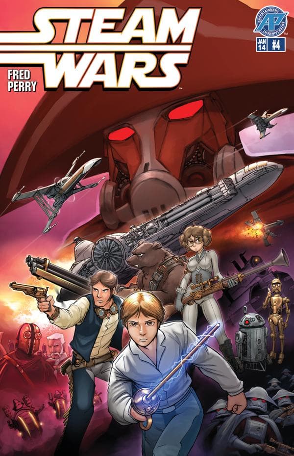 Steam Wars #4 cover