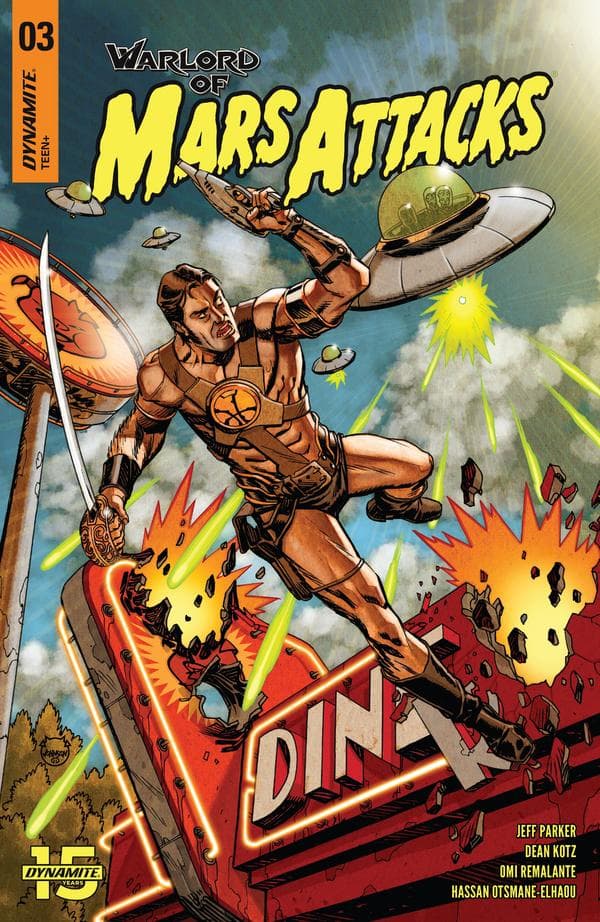 Warlord of Mars Attacks #3 cover