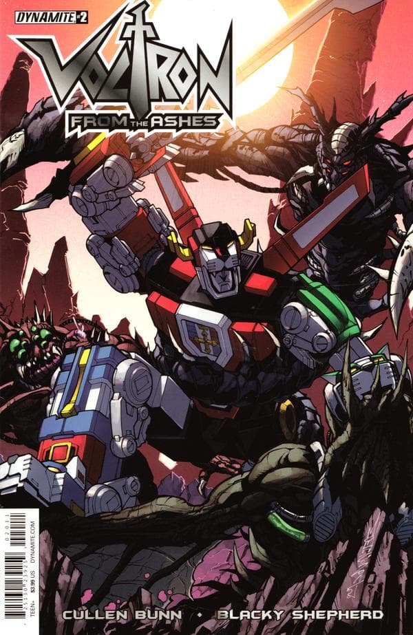 Voltron: From the Ashes #2 cover