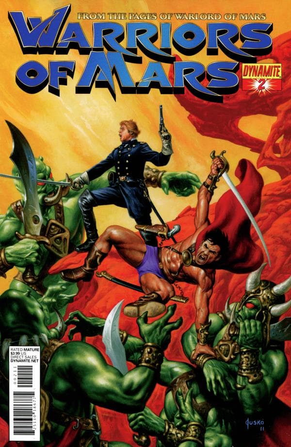 Warriors of Mars #2 cover