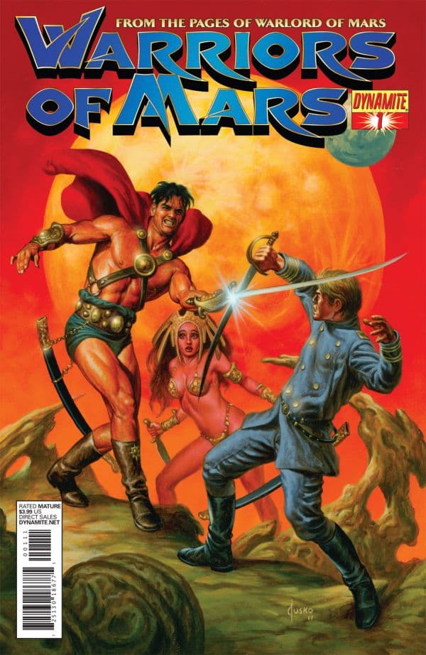 Warriors of Mars #1 cover