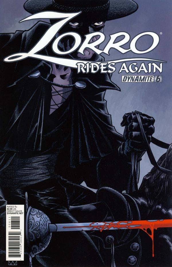 Zorro Rides Again #6 cover