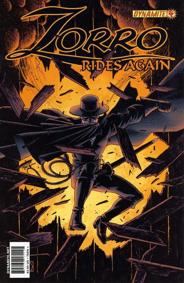 Zorro Rides Again #4 cover