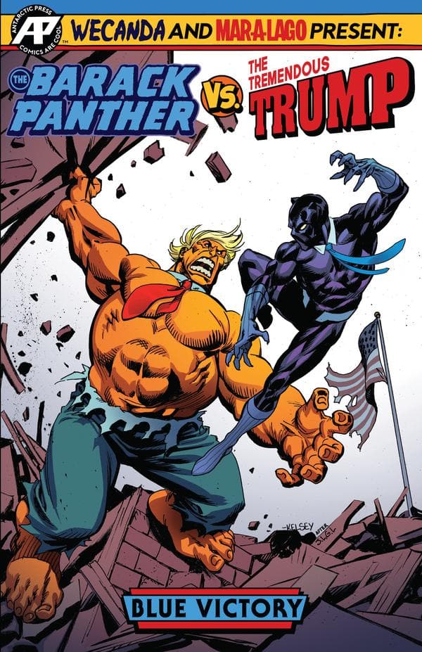 The Barack Panther vs. The Tremendous Trump #1 cover