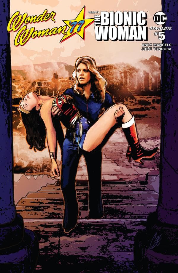 Wonder Woman '77 Meets The Bionic Woman #5 cover