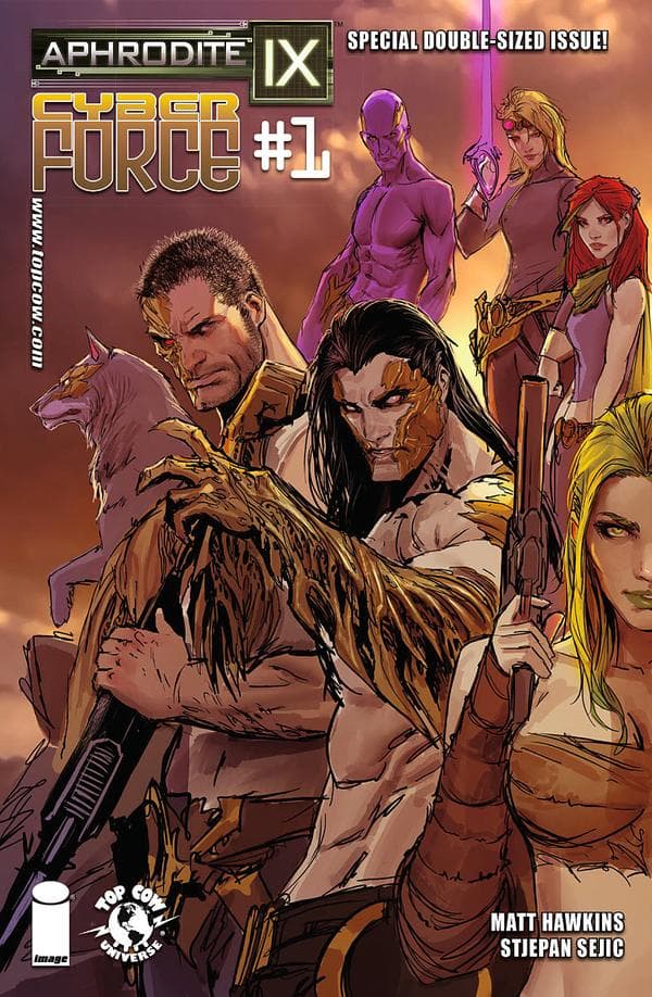Aphrodite IX Cyber Force #1 cover