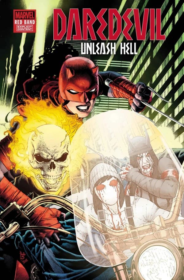 Daredevil: Unleash Hell - Red Band #4 cover