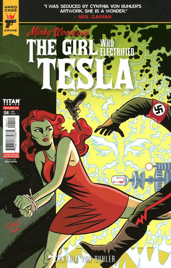 Minky Woodcock: The Girl Who Electrified Tesla #4 cover