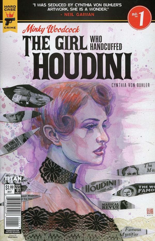 Minky Woodcock: The Girl Who Handcuffed Houdini #1 cover