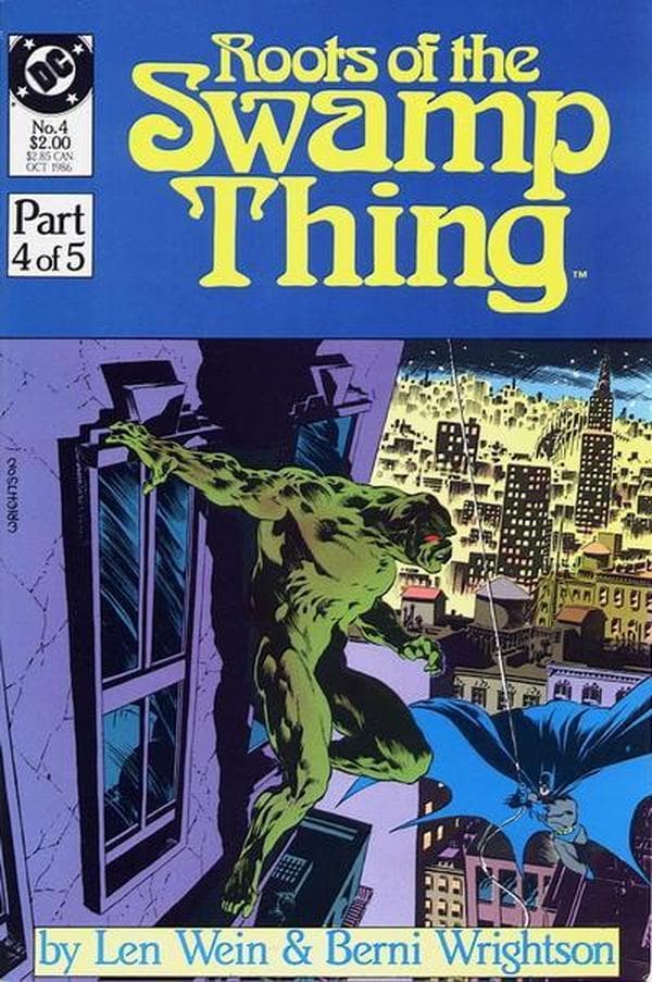 Roots of the Swamp Thing #4 cover
