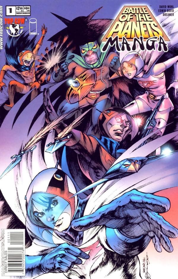 Battle of the Planets: Manga cover — © Image Comics
