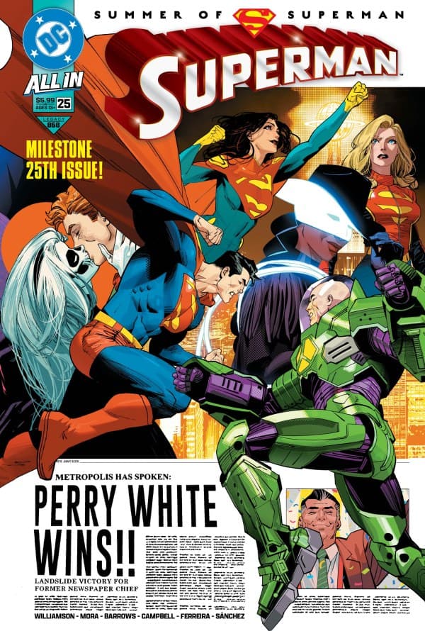 Superman #25 cover