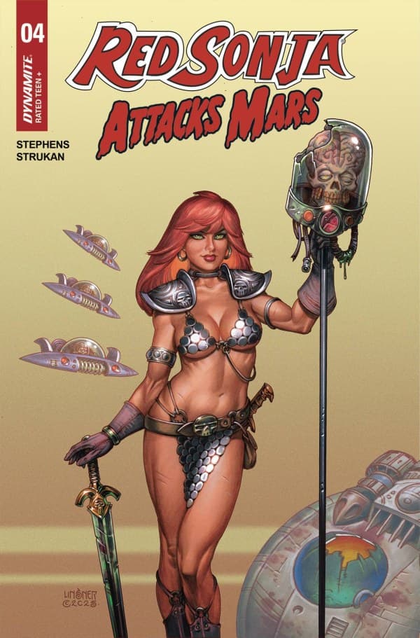 Red Sonja Attacks Mars #4 cover
