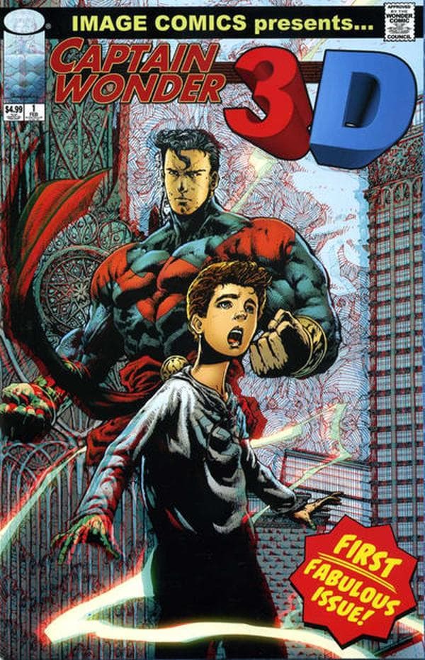 Captain Wonder 3 D #1 cover