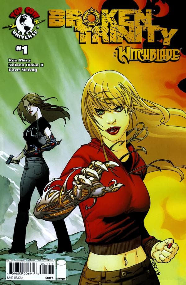 Broken Trinity: Witchblade #1 cover