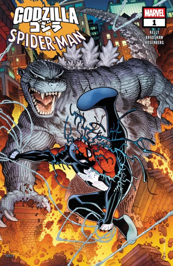 Godzilla vs. Spider-Man #1 cover