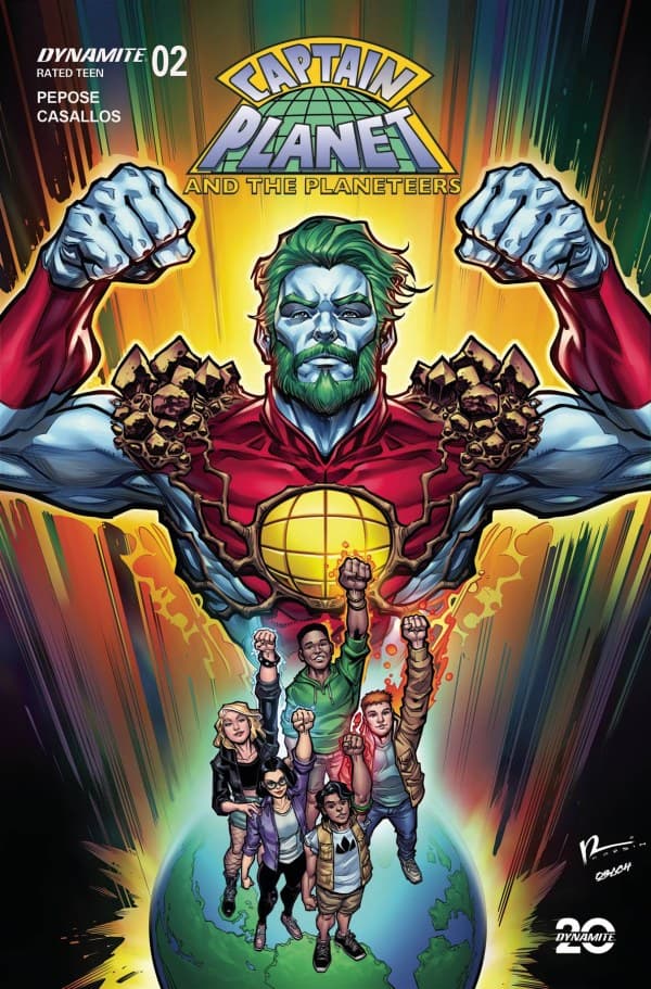 Captain Planet #2 cover